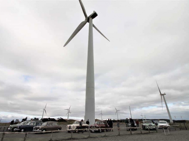 Parked up at the wind farm Palmerston North