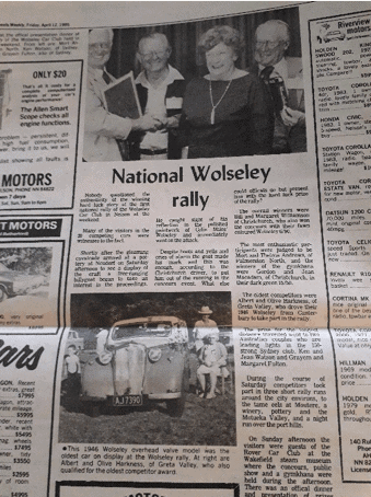 National Wolseley Rally Article 1